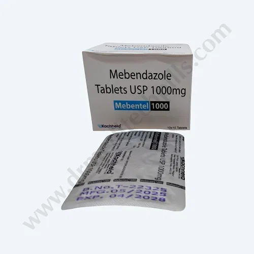 Mebentel 1000mg (Mebendazole 1000mg) Tablet